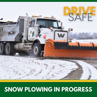 Snow Plowing in Progress