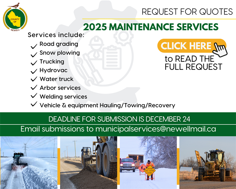 2025 Maintenance Services RFQ