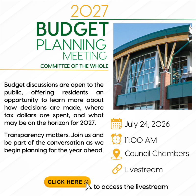 2027 Budget Planning Meeting for County of Newell